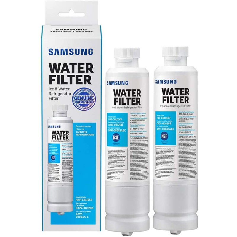 Lot de 2 filtres à eau DA29-00020B pour réfrigérateurs Samsung