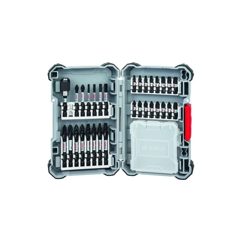 Coffret de 31 embouts de vissage avec embouts double tête et Universal Holder Quick Release BOSCH
