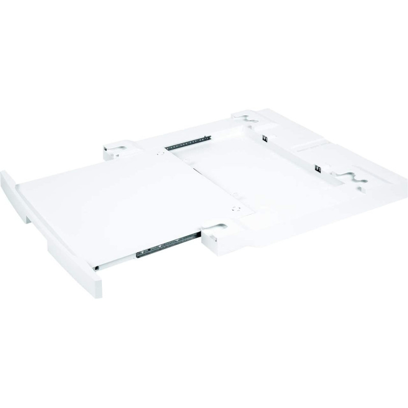 Kit de superposition lave-linge/sèche-linge avec tablette coulissante (34,5 cm) Electrolux - Dimensions : 6,5 x 60,5 x 61 cm.