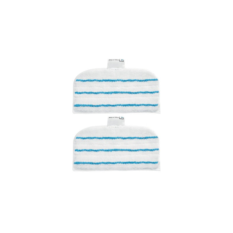 Lot de 2 Patins Microfibre Multi Surfaces pour Balais à Vapeur Black et Decker