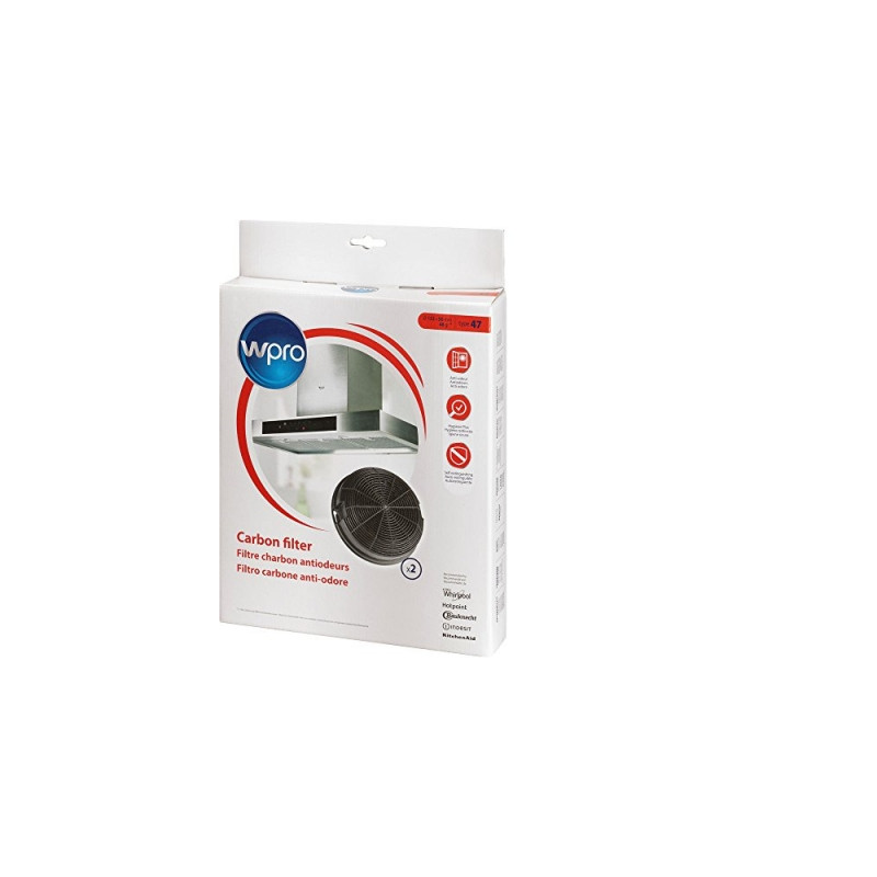 wpro amc023 2 filtre charbon pour hotte whirlpool akr685