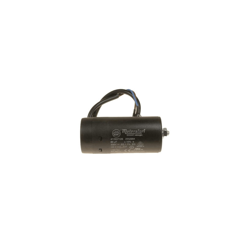 condensateur de demarrage 80uf 330v pour lave linge liebherr - 6342720