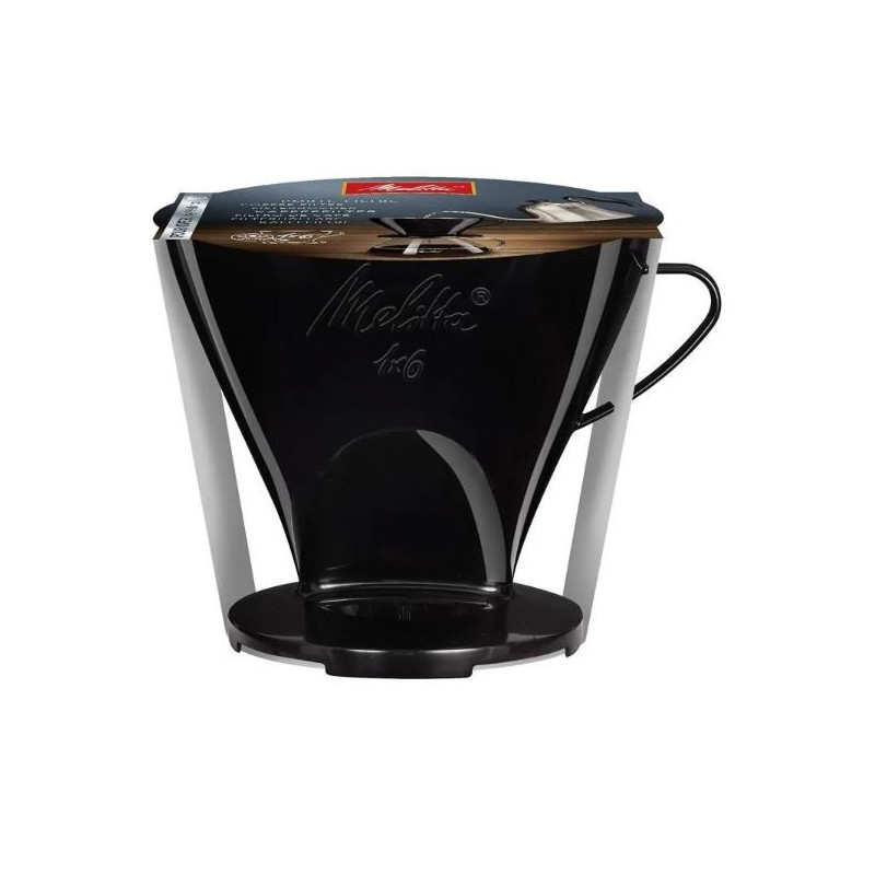 MELITTA Porte-filtre à café 1x6 - Noir