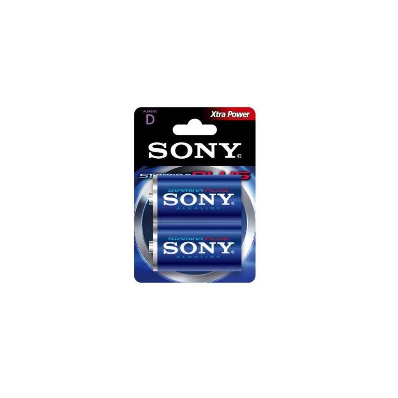 Sony Stamina Plus AM1-B2D Batterie 2 x D Alcaline