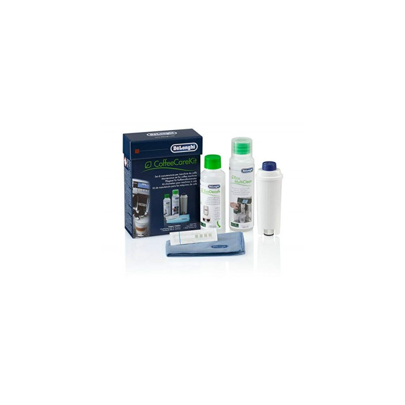 delonghi coffee care kit d'entretien pour machine ? caf? superautomatique filtre d?ca