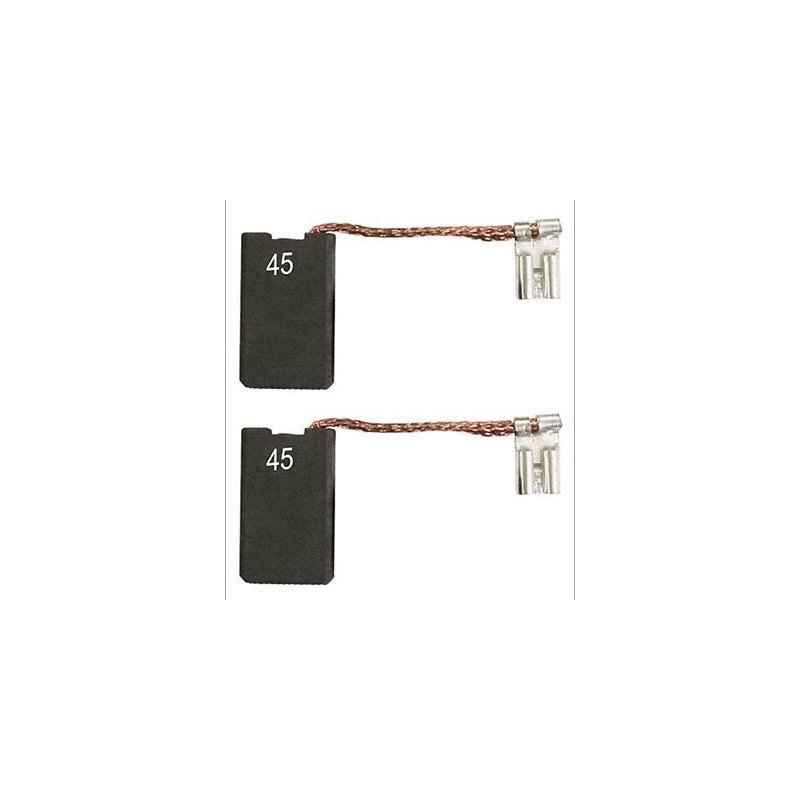 dewalt lot de 2 brosses ? charbon pour meuleuse flex d28401 d28414 d28492 d28491