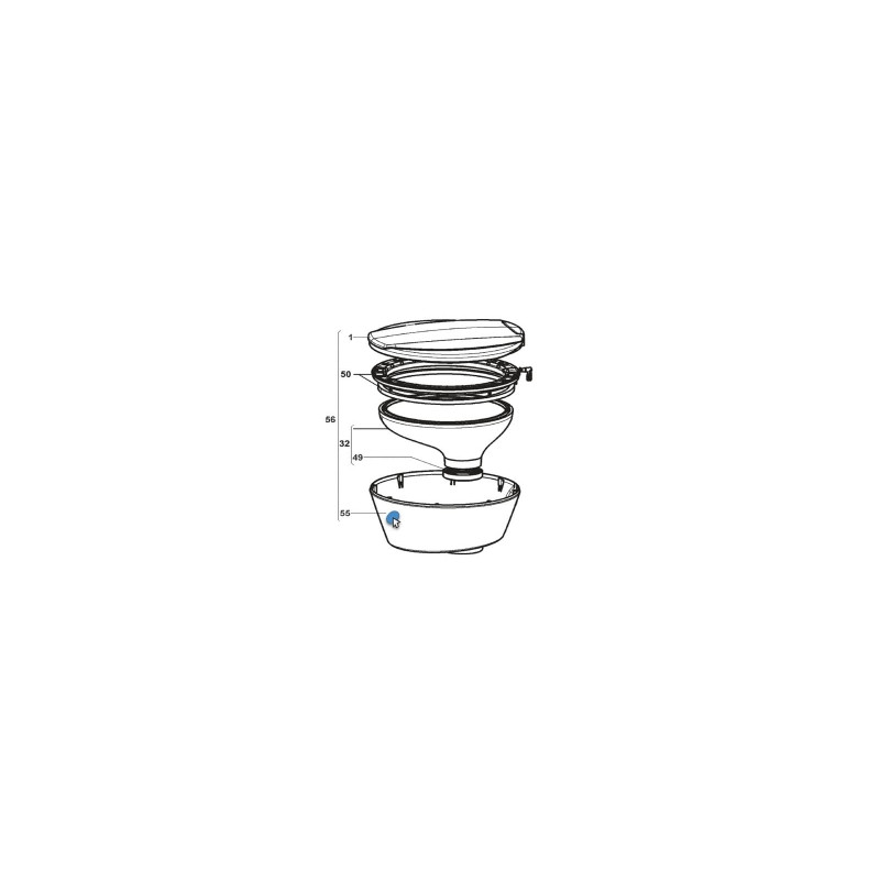 enrobage plateau rep 55 pour habitation mobile dometic - 2426014417