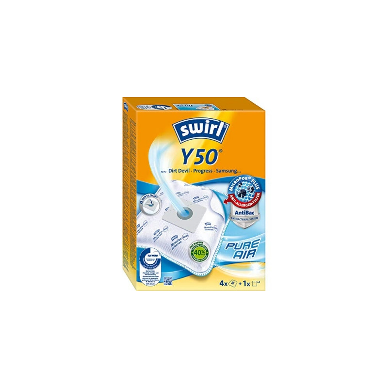 swirl y 50 airspace sacs pour aspirateur