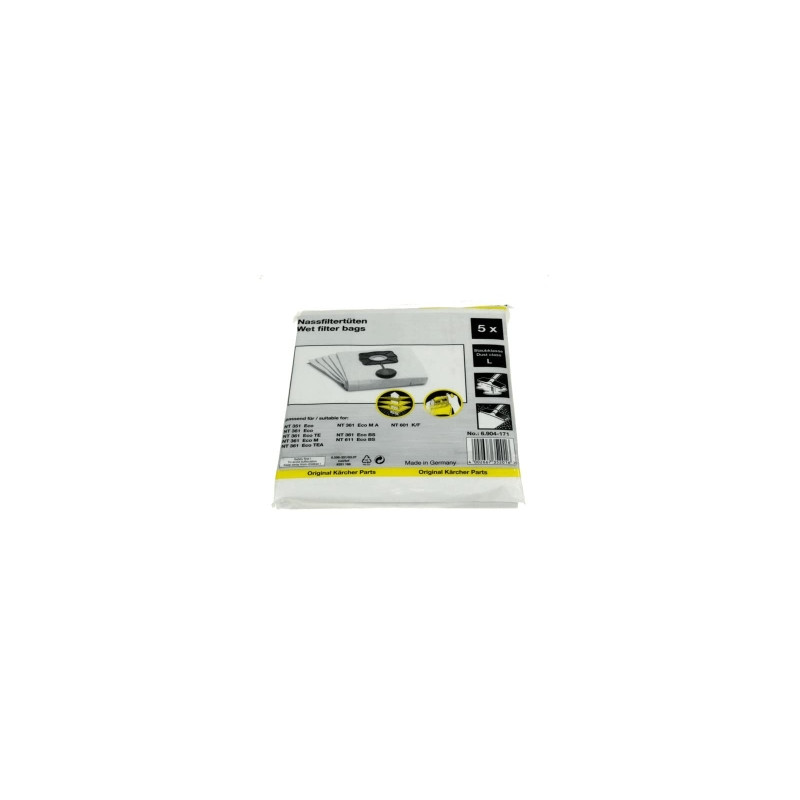 filtre special filtrant poir l eau 5 st pour petit electromenager karcher - 69041710