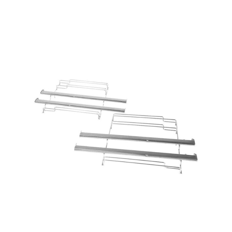 Glissières télescopiques 2 niveaux (41 x 30.5 x 8.5 cm) pour four Bosch, Siemens -17001568