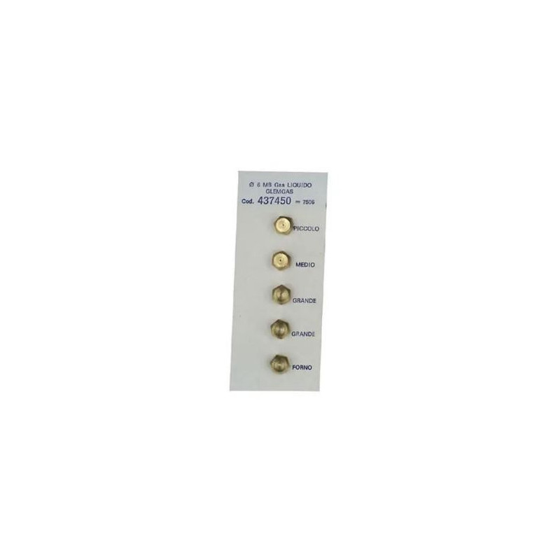 Universeel - gicleurs butane glem gas glp 6 mb - mgc106un