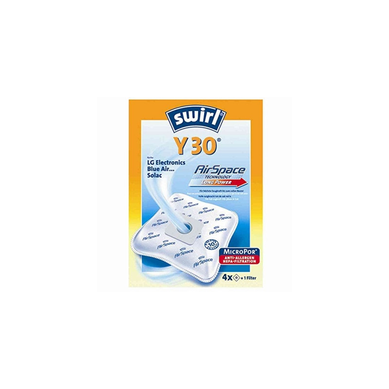 swirl y30 micropor? plus sac pour aspirateur 4 pc(s)