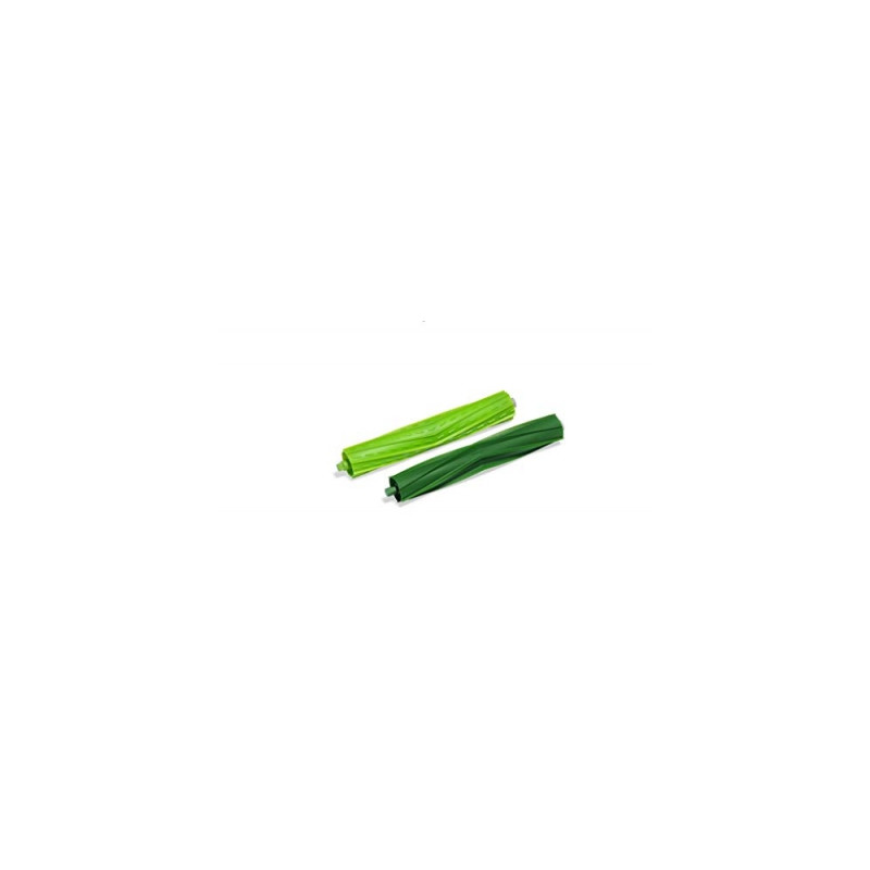 irobot? accessoires officiels - kit de remplacement - 2 brosses multisurfaces en caoutchouc - compatible avec les roomba des s?r