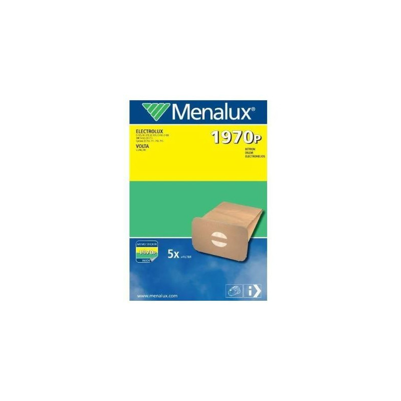 Menalux 2043395 - SAC ASPIRATEUR - Sac pour Aspirateur Papier 1970 P