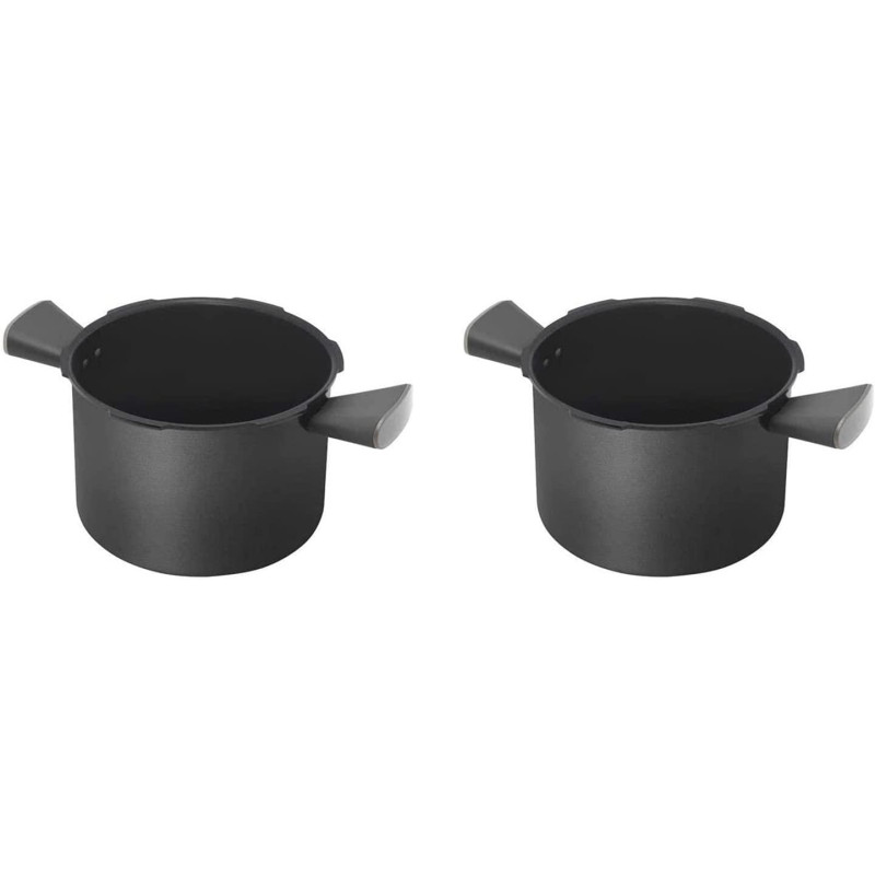 Lot de 2 cuves anti-adhésive + poignées pour Cuiseur Programmable Cookeo Moulinex - XA605011