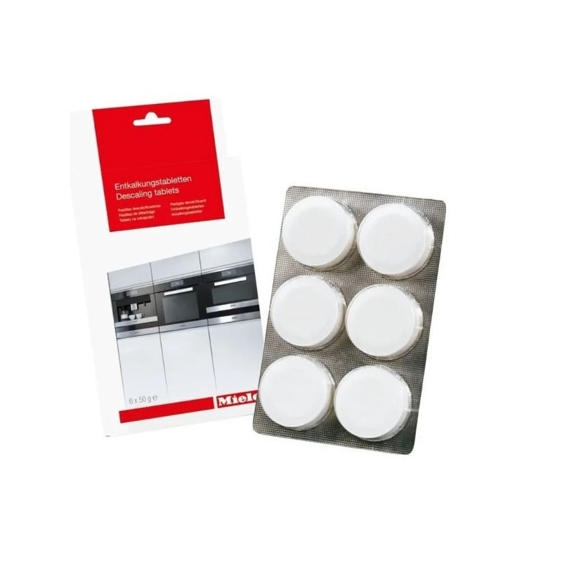 MIELE 10178330 - Tablettes de detartrage 6 Pieces-Four vapeur cuisinières à chaleur tournante et machines à café