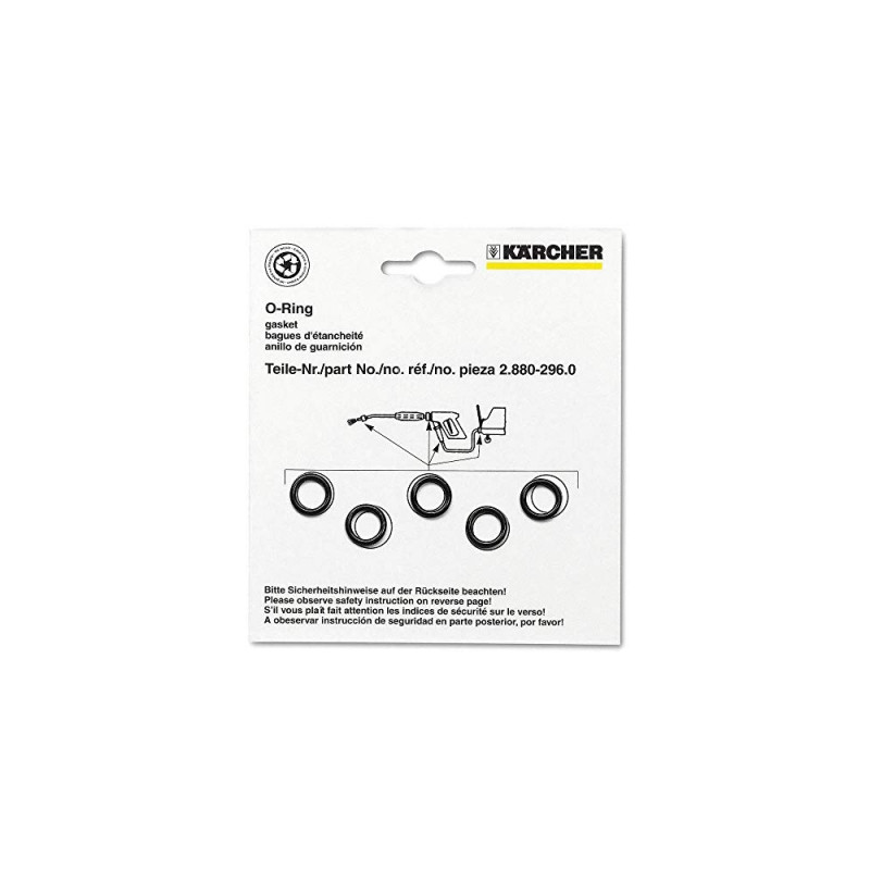 karcher 2.880?990.0?lot de 5?joints toriques de rechange