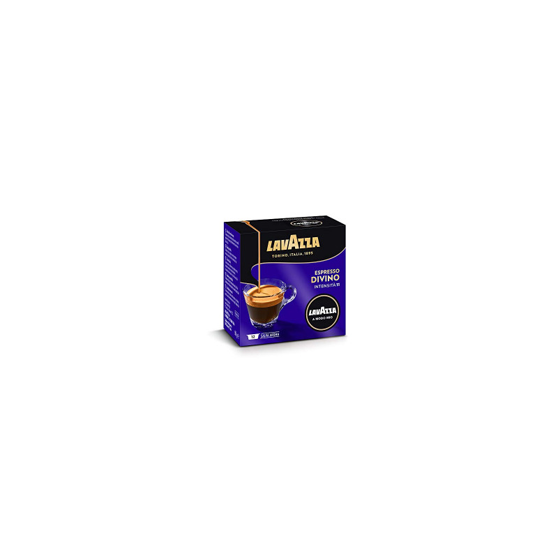 lavazza a modo mio - café moulu espresso divino - 12 capsules - lot de 5